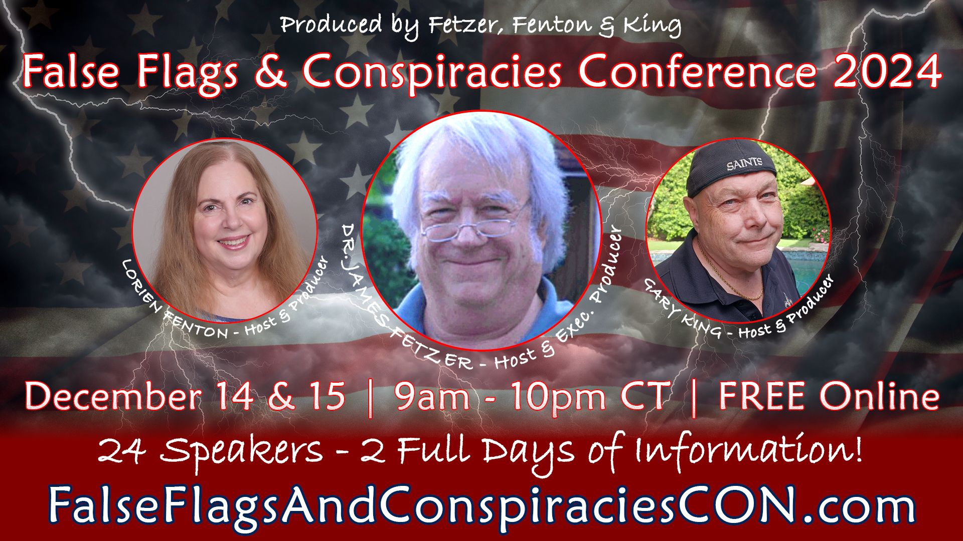 Join Us at the False Flags and Conspiracies Conference 2023 - Dec. 16 & 17